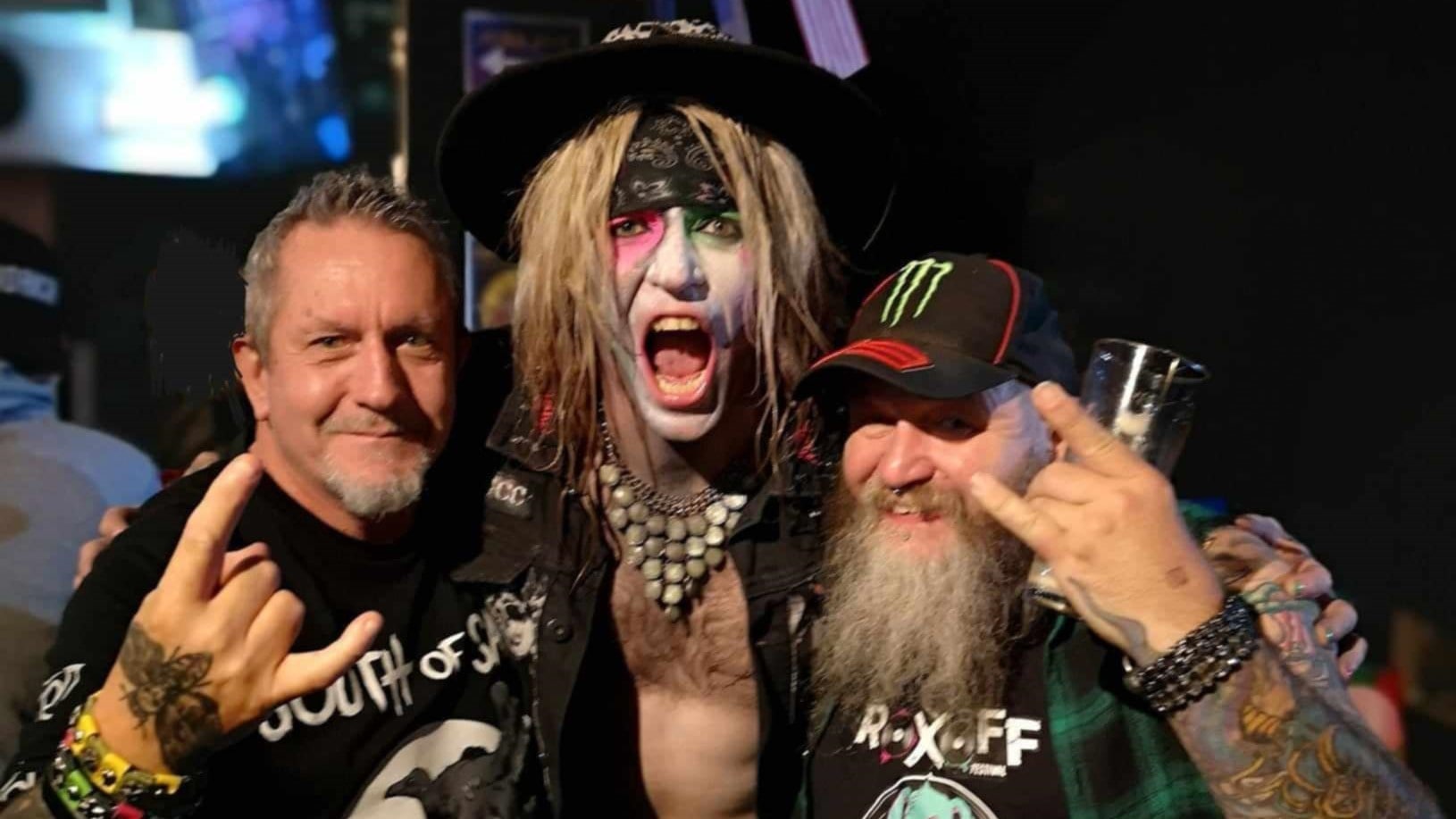 simon and terry with sam spade of the midnight devils