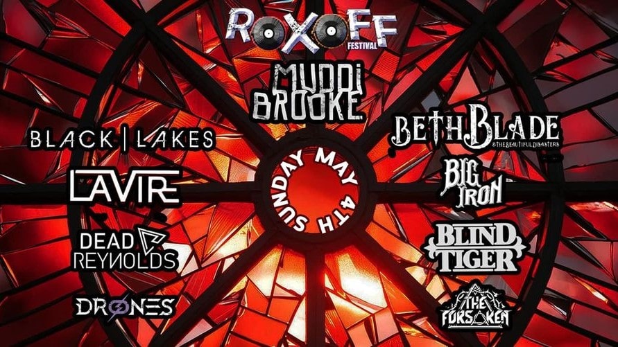 event poster for roxoff festival on 04 may 25
