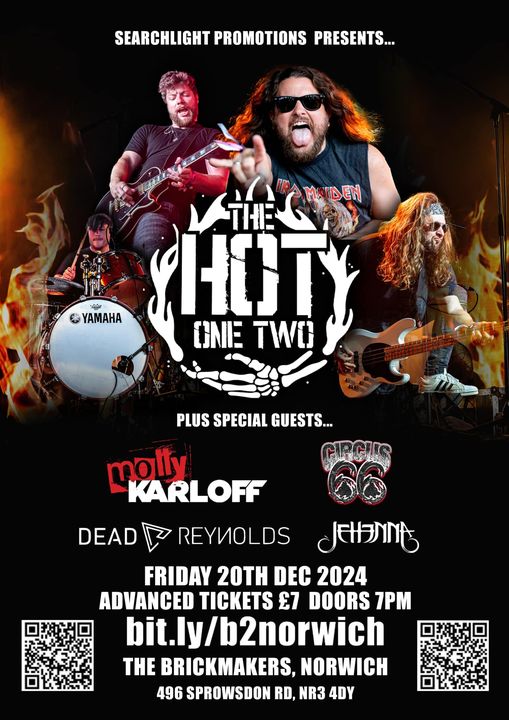 the hot one two with molly karloff, circus 66, dead reynolds and jehenna